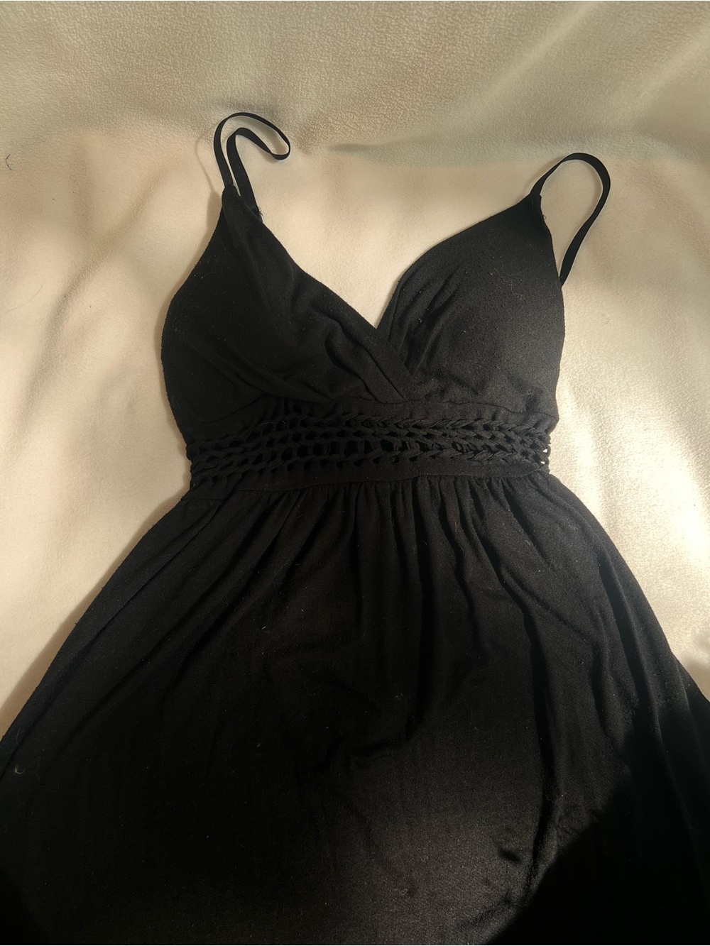 Derek Heart Black Maxi Dress with Spaghetti Straps